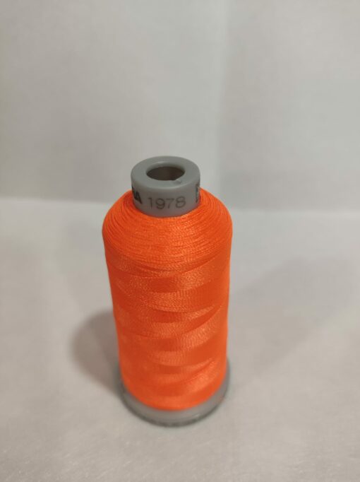 Embroidery Thread | Polyneon | Wood | Neon Orange 1978