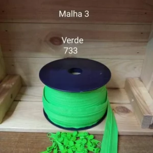 Fecho Zipper | Malha 3 | Verde 733