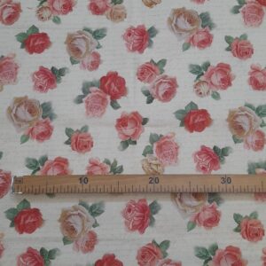 Tecido 100% Algodão | 1,1mt Largura | Estampado Floral