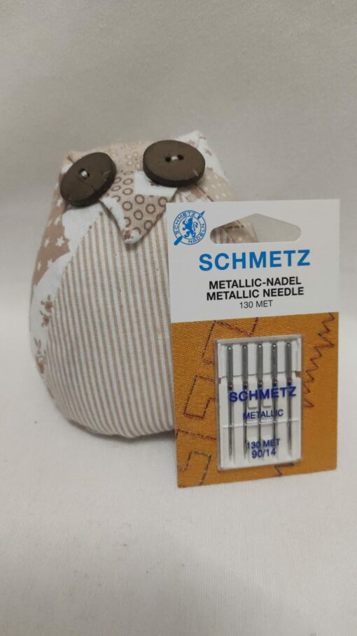Agulha | Máquina de Bordar Doméstica | Schmetz Metallic