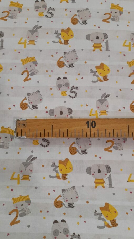 Tecido 100% Algodão | Estampado Infantil | Baby Number - Image 3