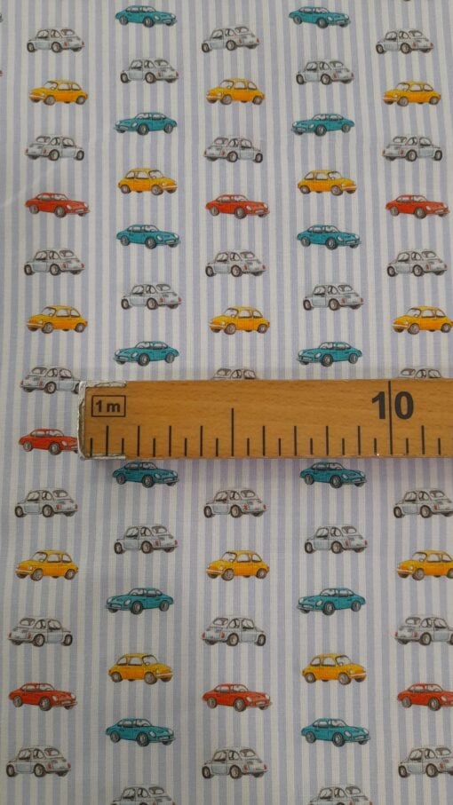 Tecido 100% Algodão | Estampado Infantil | Carrinhos - Imagen 3