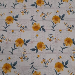 Tecido 100% Algodão | Estampado | Margaridas