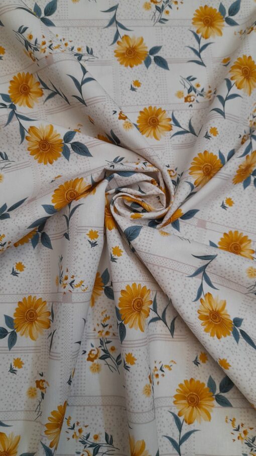 Tecido 100% Algodão | Estampado | Margaridas - Image 4