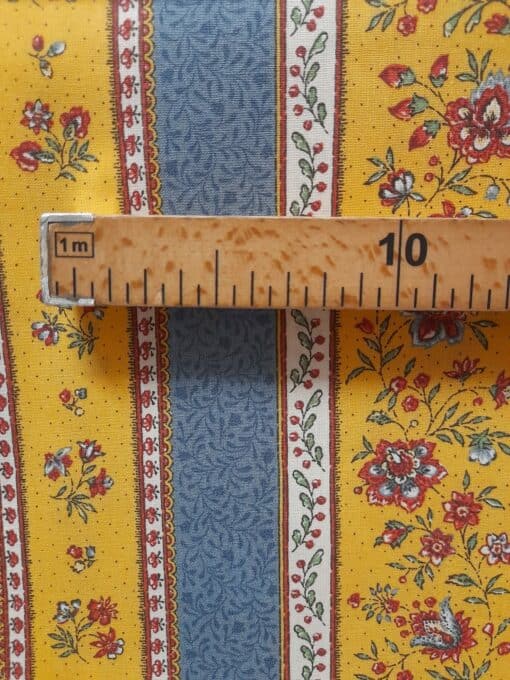 Tecido 100% Algodão | Estampado | Risca Floral - Imagen 3