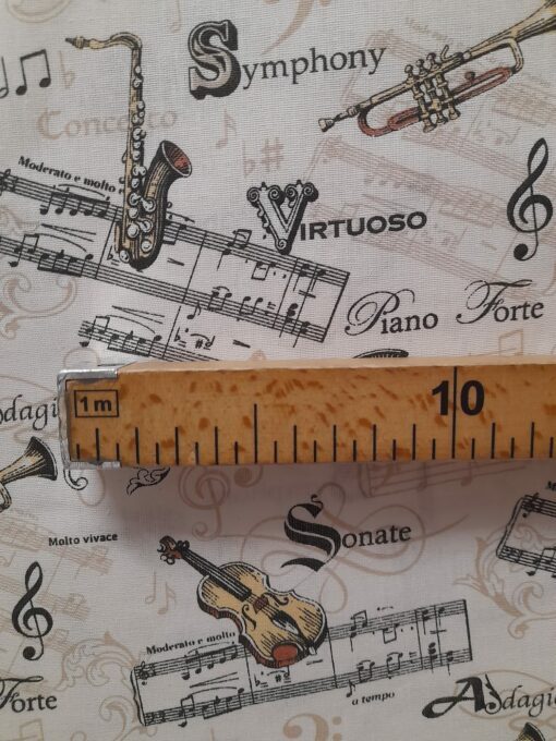 Tecidos 100% Algodão | Estampado | Instrumentos Musicais - Imagen 3