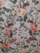 Tecido Canvas | Estampado Digital | Poppy | Rosas
