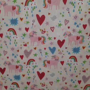 Tecidos 100% Algodão | Estampado Infantil | Unicórnio