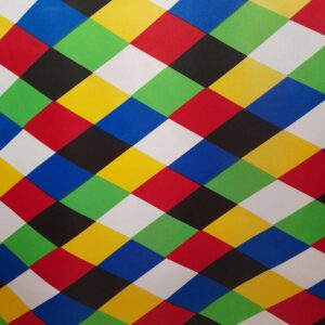 Cetim | Estampado | Carnaval | Losangos | Arlequim | Multicolor