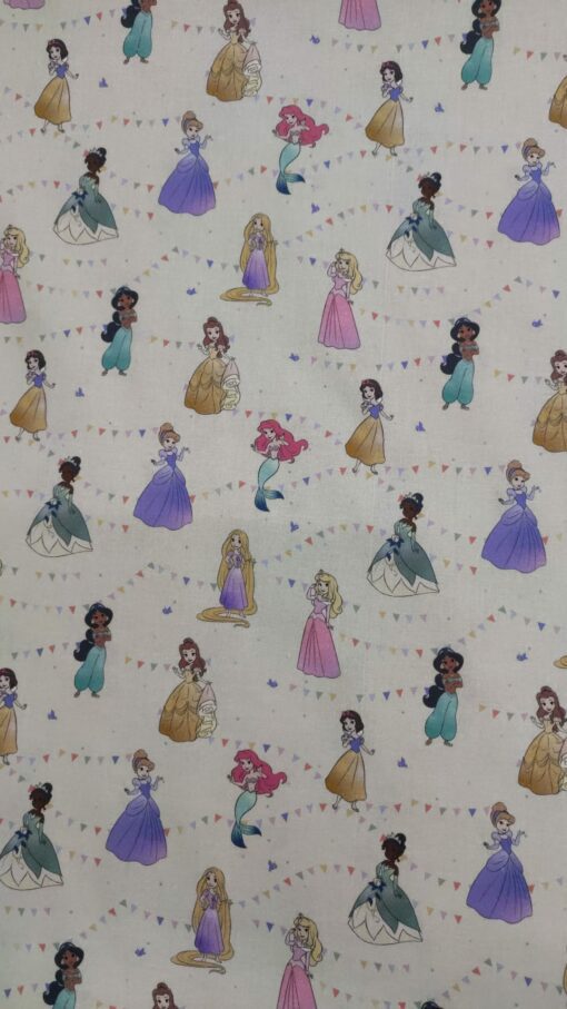 Tecidos 100% Algodão | Licenças Disney | Princesas Disney