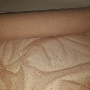 Tule | Elasticidade | Carnaval | Brilhantes | Bege
