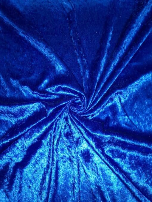 Terciopelo | Elasticidad | Carnaval | Azul grande
