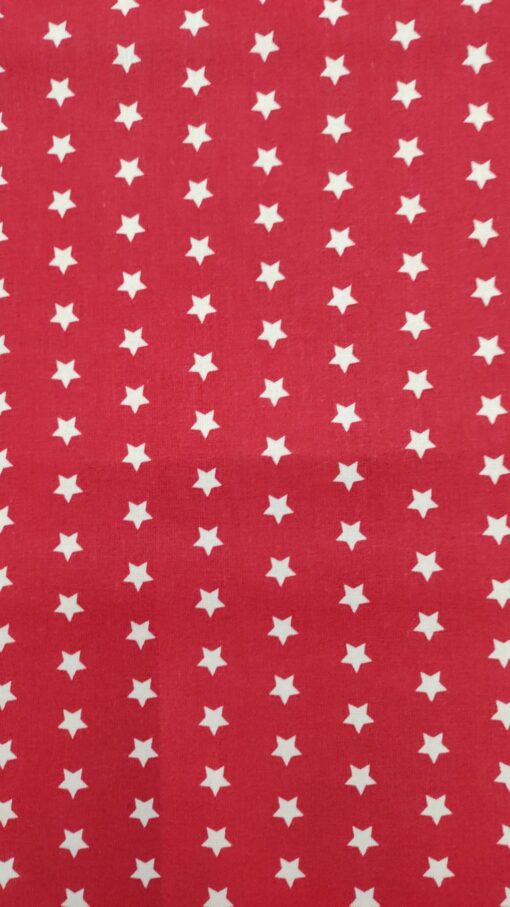 Tecidos 100% Algodão | Básicos | Vermelho | Estrela