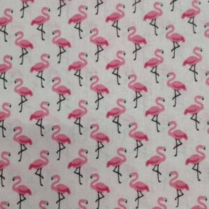 Tecidos 100% Algodão | Estampado | Flamingo