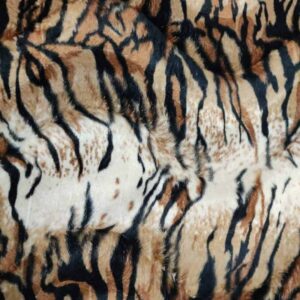 Pêlo Sintético | Print Animal | Pêlo Curto | Tigre