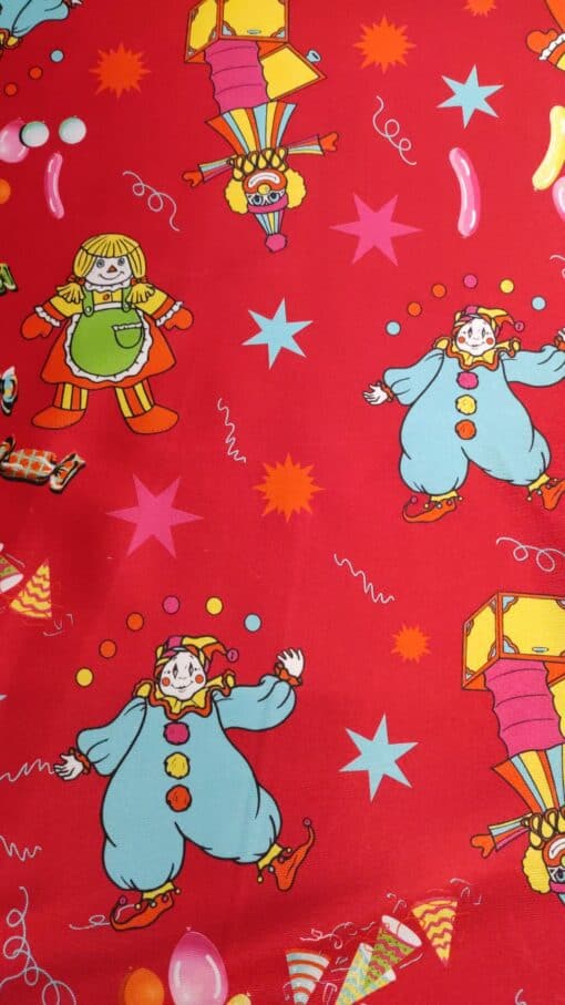 Fabric 100% Polyester | Carnival | Clown