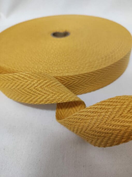 Precinta Cotton | 3 cm | Herringbone | Mustard 213