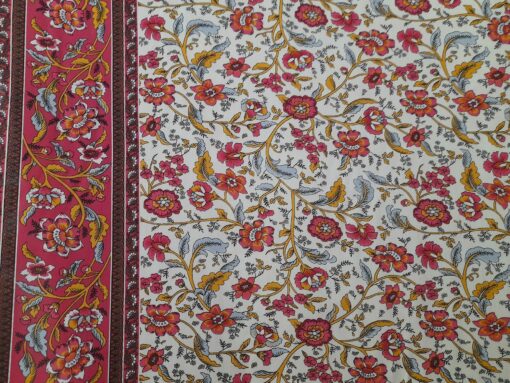 Tissu | Vêtements | Viscose | Floral avec barre