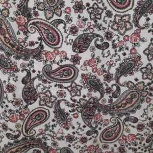 Tecido Confeção | Vestuário | Viscose | Floral Cornucópias
