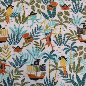 Tecidos 100% Algodão | Estampado Infantil | Piratas