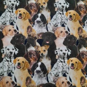 Tecidos 100% Algodão | Estampado | Cães