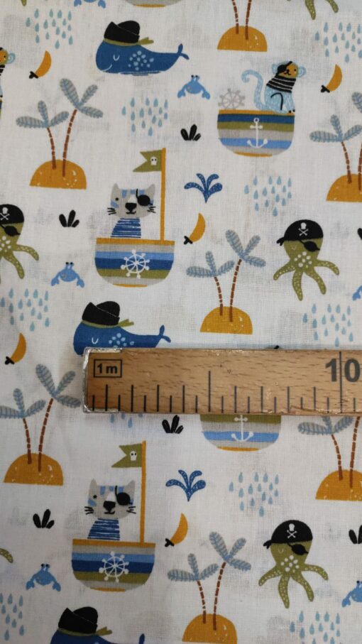 Tecidos 100% Algodão | Estampado Infantil | Piratas – Image 3