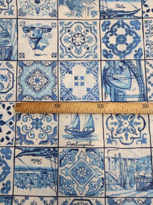 Chita | Estampado Tradicional | Azulejo - Imagen 2