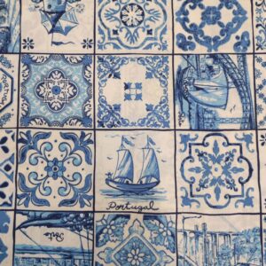 Chita | Estampado Tradicional | Azulejo