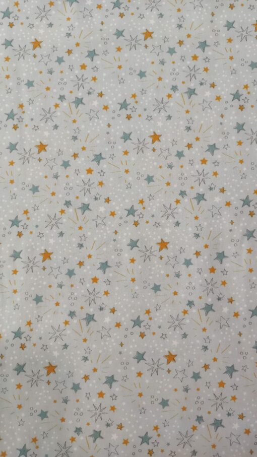 Tecidos 100% Algodão | Estampado Infantil | Estrelas | Coleção Magus