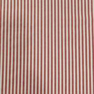 Tecidos 100% Algodão | Estampado | Risca Fina | Vermelho
