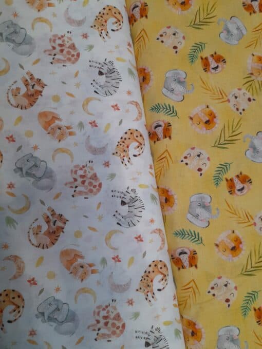 Tecidos 100% Algodão | Estampado Infantil | Animais da Selva - Imagen 4