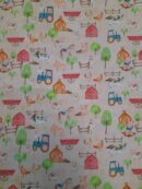 Tecidos 100% Algodão | Estampado Infantil | Animais da Quinta