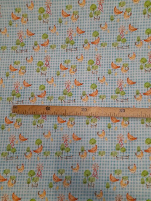 Tecidos 100% Algodão | Estampado Infantil | Galinhas - Image 3