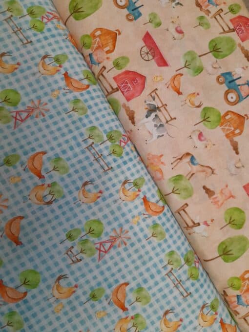 Tecidos 100% Algodão | Estampado Infantil | Galinhas - Image 4