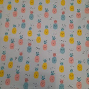 Tecidos 100% Algodão | Estampado Infantil | Ananás