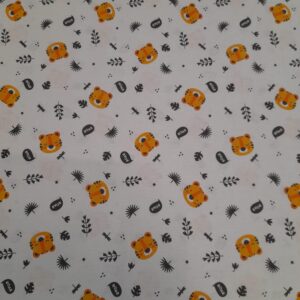 Tecidos 100% Algodão | Estampado Infantil | Leãozinho