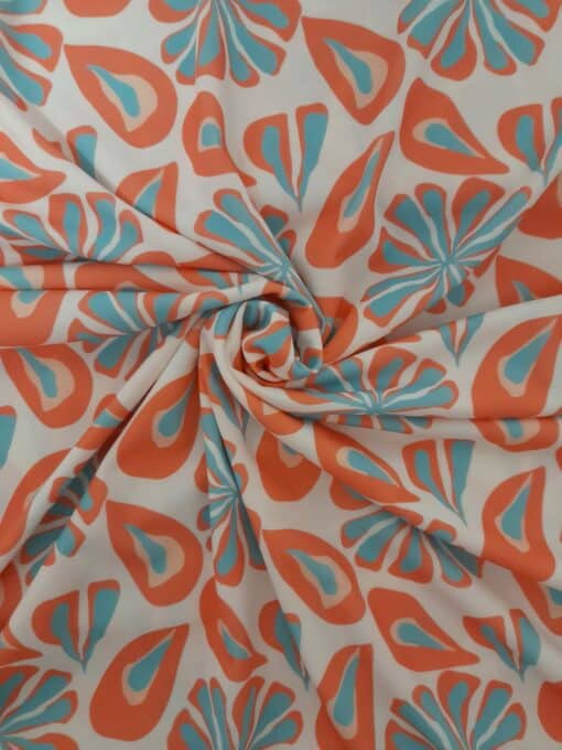 Tecido Confeção | Vestuário | Malha Viscose Estampada | Floral - Image 2