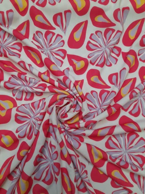Tecido Confeção | Vestuário | Malha Viscose Estampada | Floral - Image 3