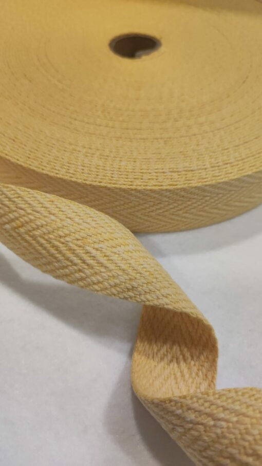 Precinta Cotton | 3 cm | Herringbone | Yellow 216