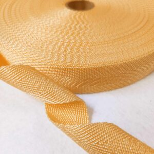 Precinta | 100% Poliéster | 3cm | Espinha | Amarelo 220