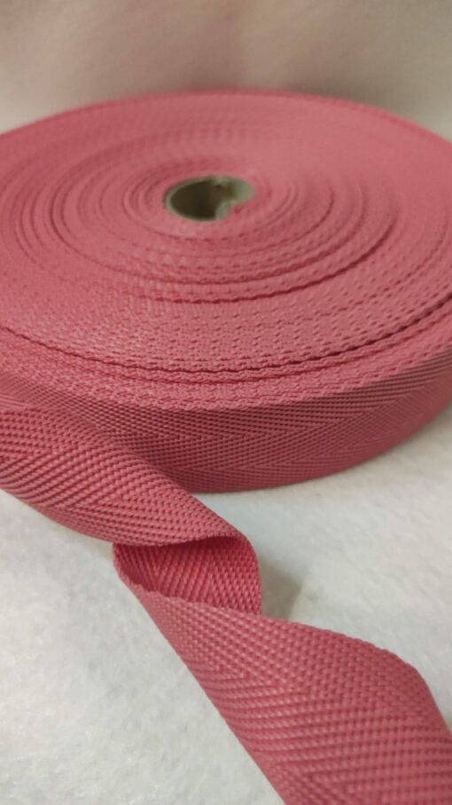 Precinta | 100% Polyester | 3cm | Herringbone | Blush Pink 275
