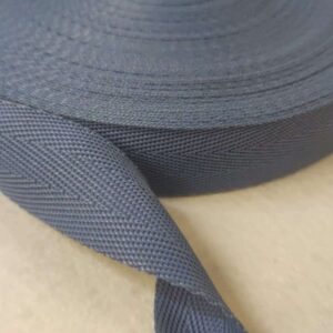 Precinta | 100% Poliéster | 3cm | Espinha | Azul Ganga 252