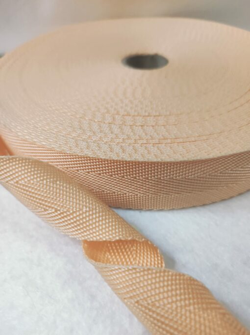 Precinta | 100% Polyester | 3cm | Herringbone | Peach 265