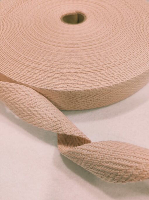 Precinta Cotton | 3 cm | Herringbone | Peach 266