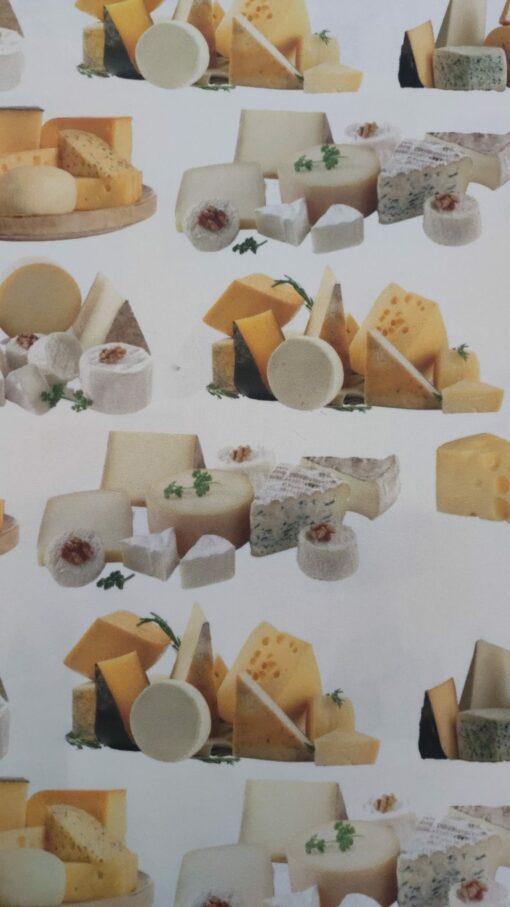 Eponge | 100% Polyester | Imprimé | Fromage