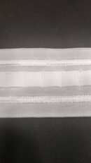Fita de Cortinado | Fita de Franzir | Branco | 3,5 CM