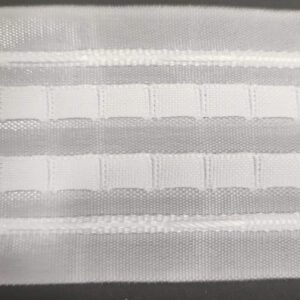 Fita de Cortinado | Fita de Franzir | Branco | 5 CM