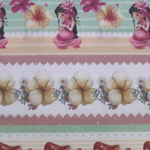 Painel | Barras | 100% Algodão | Floral