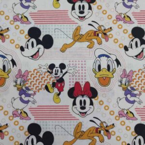 Tecidos 100% Algodão | Licenças Disney | Mickey e Amigos