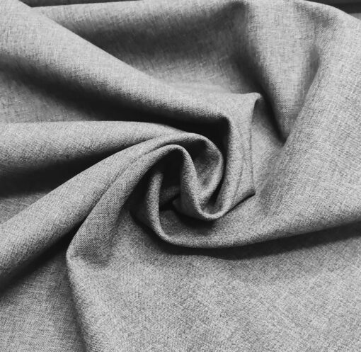Panama Fabric | 100% Polyester | Plain | Dark Grey (19)